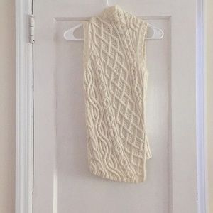 DKNY asymmetrical sleeveless sweater